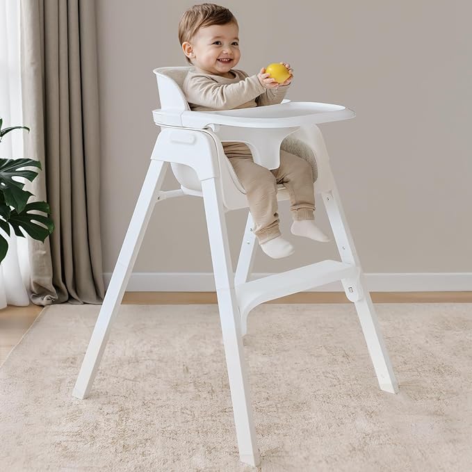 Fodoss 4 in 1 Foldable High Chairs for Babies and Toddlers with Waterproof Cushion, Easy to Clean Baby Chair for Eating, Feeding Chair