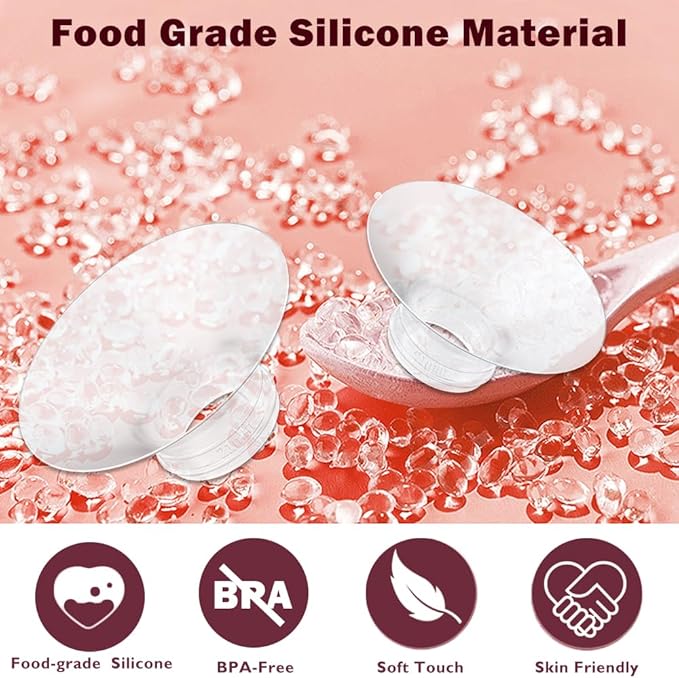 8PC Flange Insert 15/17/19/21mm Compatible with Momcozy M5/M6//M9 Wearable Breast Pump Replacement, BPA Free Silicone M5/M6/M9 Flange Inserts Same Suction as OEM(8PC-4Size)