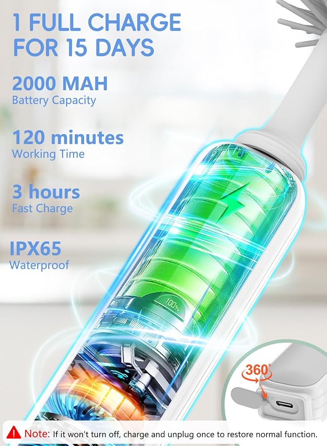 Electric Baby Bottle Brush Cleaner - Baby Bottle Brush Travel Essential, Safe BPA-Free Silicone, One Button 360° Efficient Cleaning, Long-Lasting 2000 mAh Battery, Storage Box for Travel (Grey)