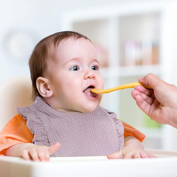 Geyoga 12 Pack Muslin Baby Bibs Adjustable Bandana Drool Bib for Unisex Cotton for Infants Boys Girls Teething