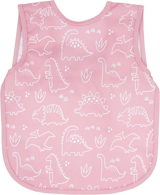 BapronBaby Animal Prints Bapron - No Neck Tie Safer Bib - Baby & Toddler - Soft Waterproof - PVC, BPA & Phthalate Free - 6m+
