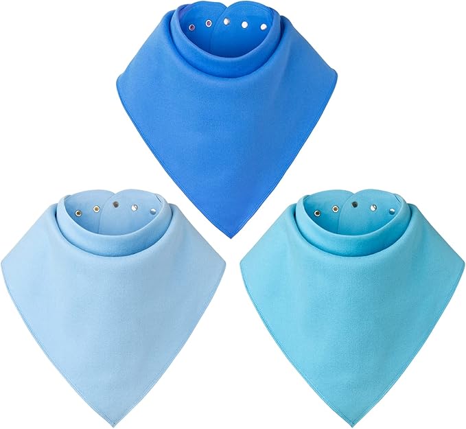 Adult Drool Bib for Special Needs, Large Elderly Bandana, Teen Bib for Women Men, Soft Absorbent Set for Kids