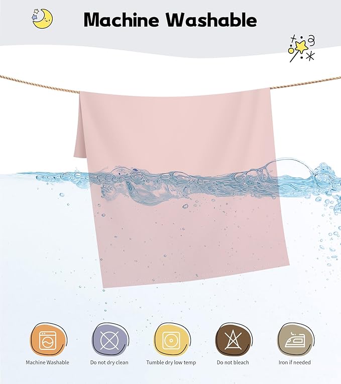 Deep Dream Toddler Pillowcases for 13x18 Pillow 2 Pack, 100% Cotton Travel Pillow Case Cover, 600 Thread Count Cotton Pillow Covers, Soft & Breathable Small Pillow Cases Envelope Closure, Pink