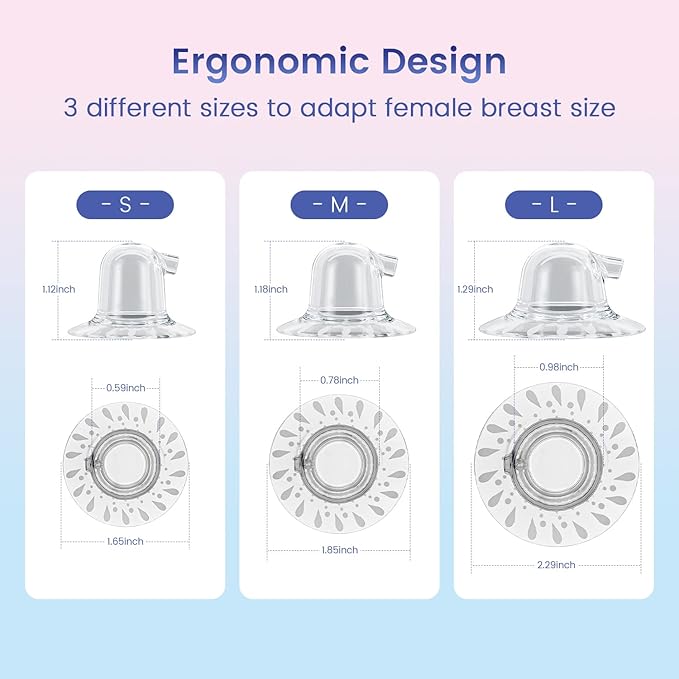 12 Gears Rechargeable Electric Nipple Corrector for Flat, Short, or Inverted Nipples to Help Breastfeeding, Portable Nipple Pump, Sunken Nipple Puller, Nipple Massage, 8PCS