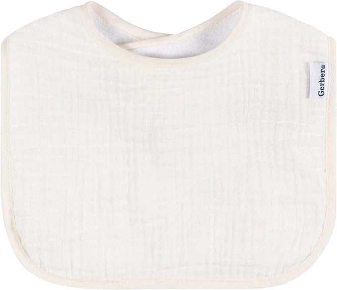 Gerber Unisex Baby Muslin 8 Pack Drooling Bibs