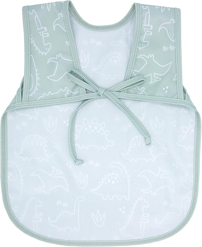 BapronBaby Animal Prints Bapron - No Neck Tie Safer Bib - Baby & Toddler - Soft Waterproof - PVC, BPA & Phthalate Free - 6m+
