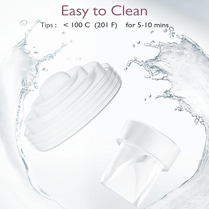 6 Pack Replacement Parts for Momcozy M5 Breast Pump, Replace to Mom Cozy M5 Duckbill Valve Diaphgram, Breastfeeding Essential Accessories