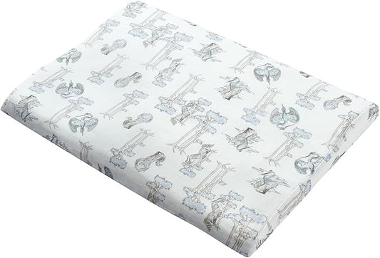 Nest Designs Toddler Pillow with Bamboo Viscose Pillowcase - The Wolf & The Crane, Small
