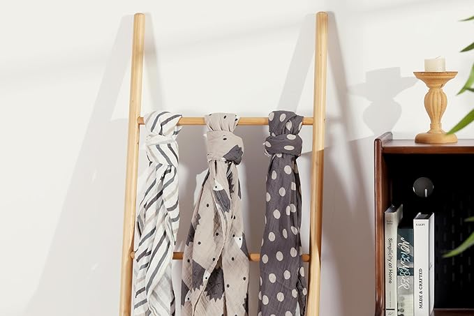 Muslin Baby Quilt 100% Cotton Newborn Blanket 47" X 47" 2 Layers Muslin Swaddle for Boy and Girl (Hedgehog Series)