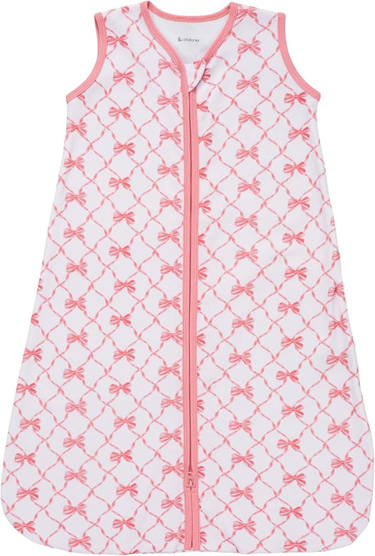 LollyBanks Baby Sleep Sack, 100% Cotton Wearable Blanket 2-Way Zipper Sleep Sacks