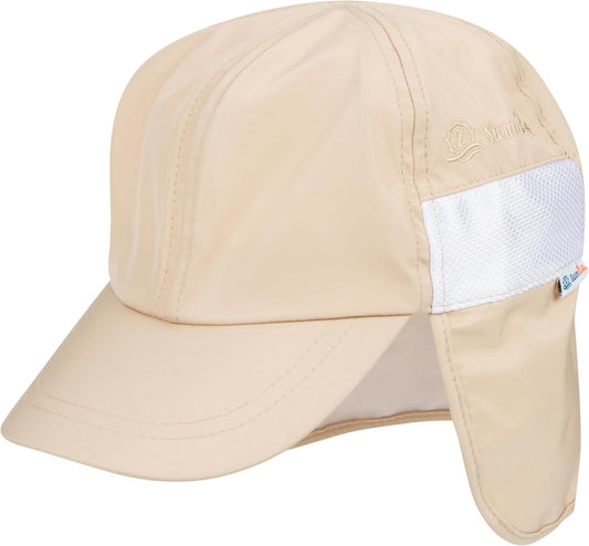 SwimZip Sun Hat with Neck Flap | UPF 50+ Protection for Baby, Toddler, and Kids