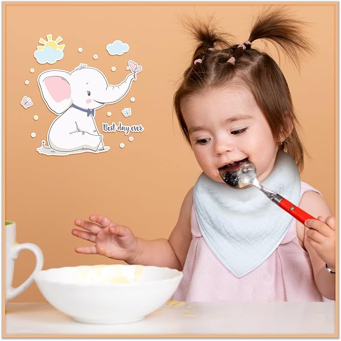 Giegxin 30 Pcs Muslin Baby Bibs White Bandana Drool Unisex Girls Boys Triangle Soft Absorbent Solid Colors Adjustable Newborn Bibs Set for Baby Infants Toddlers Teething Drooling Feeding