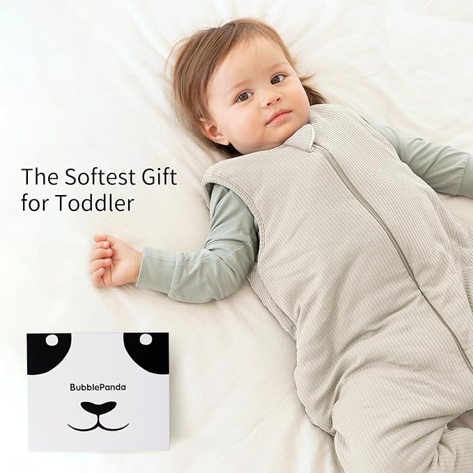 Rayon Made from Bamboo Toddler Sleep Sack with Feet 3t-4t 1.0 Tog Breathable Sleep Sack 36-48 Months Ultra Soft Baby Wearable Blanket with Legs Unisex Sleeping Bag with 2-Way Zipper