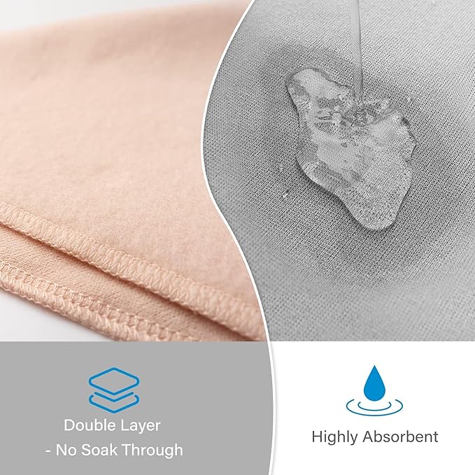 Adult Drool Bib for Special Needs, Large Elderly Bandana, Teen Bib for Women Men, Soft Absorbent Set for Kids