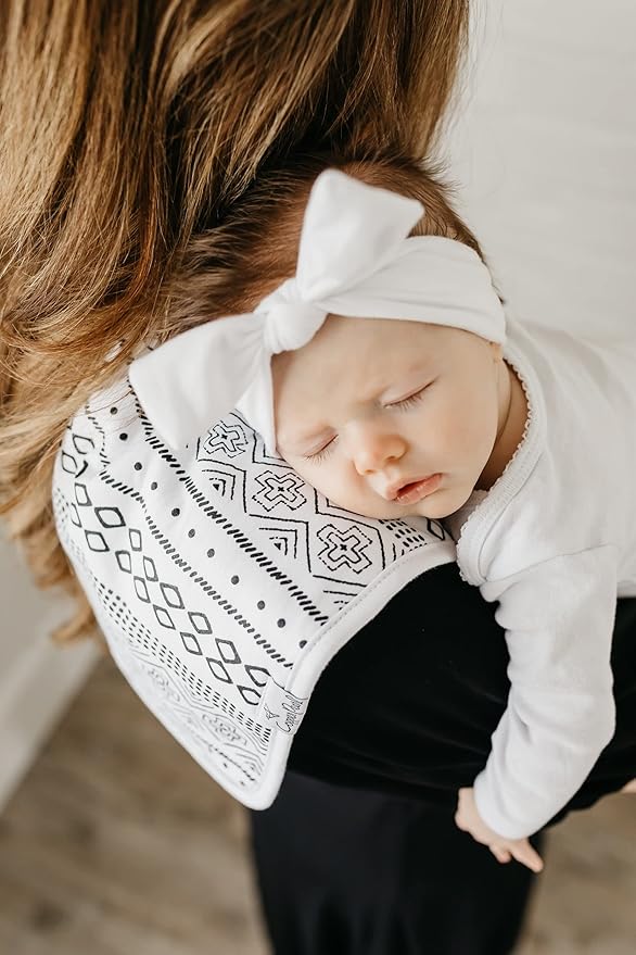 Copper Pearl Baby Burp Cloth Large 21''x10'' Size Premium Absorbent Triple Layer 3-Pack Gift Set “Westyn