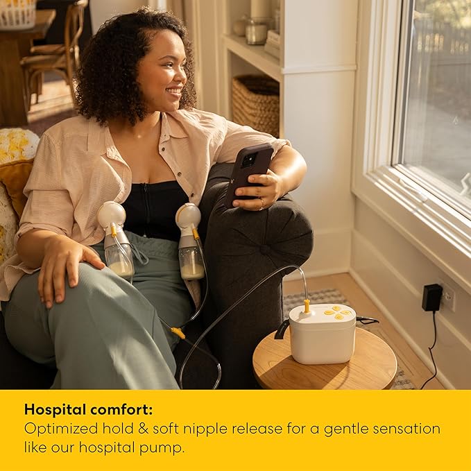 Medla New 2nd Gen Medela Pump in Style Pro Breast Pump, Clinically Proven Hospital-Efficiency, Compact Portable Double Electric Pump with Bottles and PersonalFit Plus Breast Shields