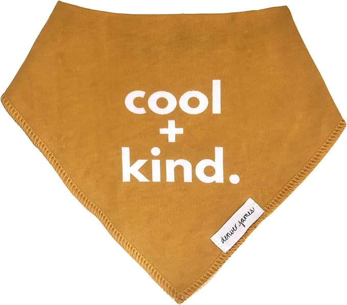 Denver James Bandana Feeding Drool Baby Bib I Soft Organic Cotton I Fleece Back