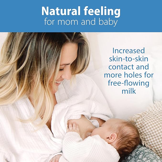 Dr. Brown's Butterfly Breastfeeding Nipple Shields for Protecting Sore, Flat or Inverted Nipples, Essential for Latching Difficulties with Microwave Sterilizer Carrying Case, 24mm