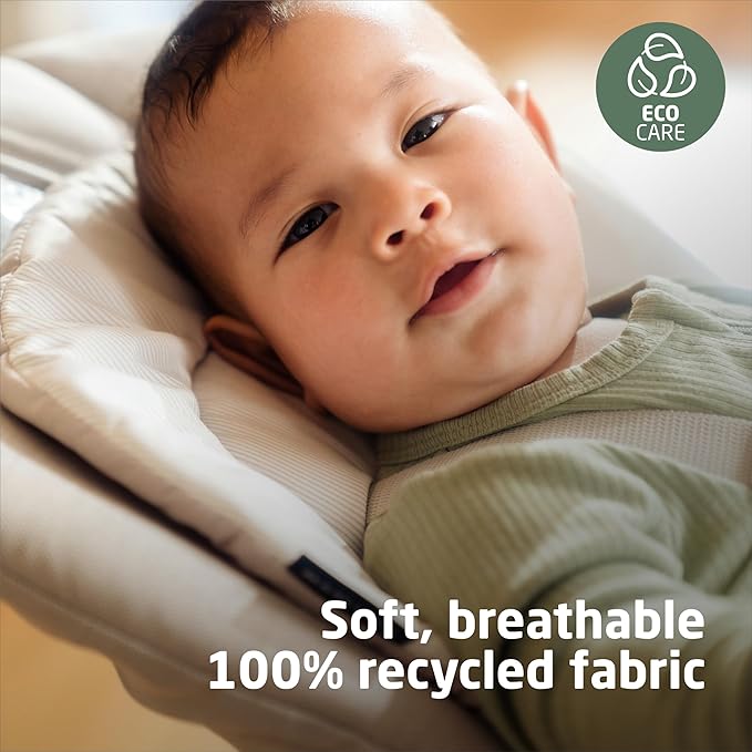 Maxi-Cosi Minla 6-in-1 High Chair for Babies & Toddlers, Portable Foldable Highchair, EcoCare Fabric, 9 Heights, 5 Reclines, 4 Tray Positions, Classic Slate