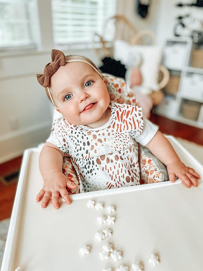 BapronBaby Animal Prints Bapron - No Neck Tie Safer Bib - Baby & Toddler - Soft Waterproof - PVC, BPA & Phthalate Free - 6m+