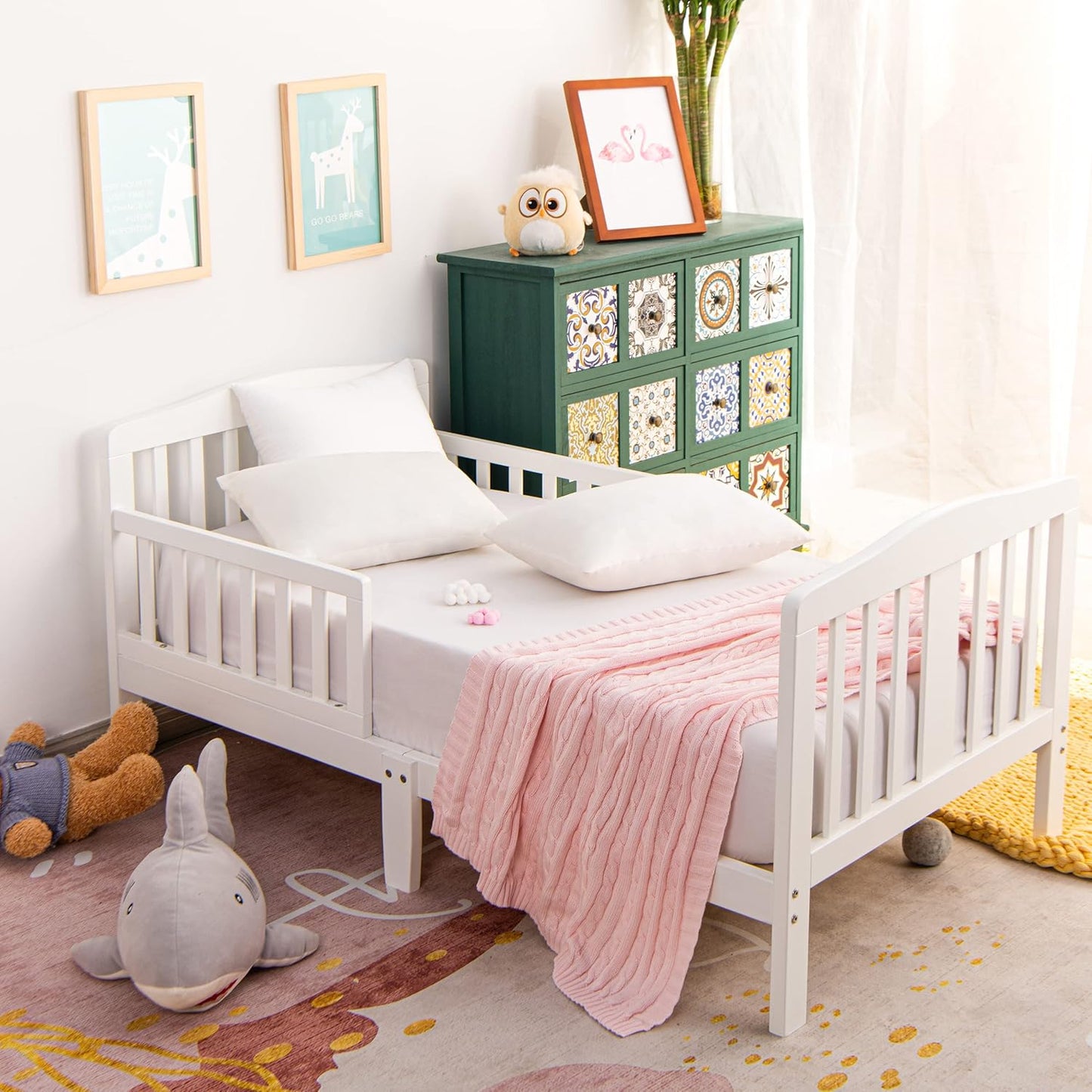 NTBAY 2 Pack Pillows with Microfiber Pillowcases, Soft Cotton Down Alternative 13x18 Zippered Pillows for Sleeping in Crib Bed - Machine Washable - Breathable Travel Pillows, Black