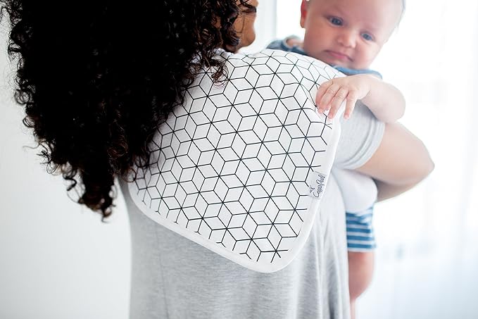 Copper Pearl Premium Baby Burp Cloths - 3-Pack Large Cotton Burp Cloths, Extra Soft Spit Up Rags with 3 Absorbent Layers, Perfect for Baby Boy Gifts (21" x 10" Size, Wild Set)