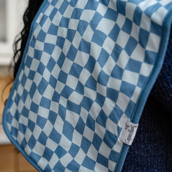 Copper Pearl Baby Burp Cloth Large 21''x10'' Size Premium Absorbent Triple Layer 3-Pack Gift Set Ryder