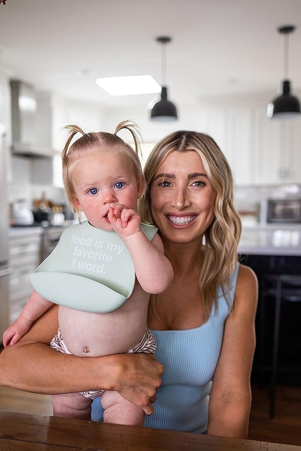 Denver James Silicone Feeding Bibs | Dishwasher Safe. Waterproof. Adjustable.