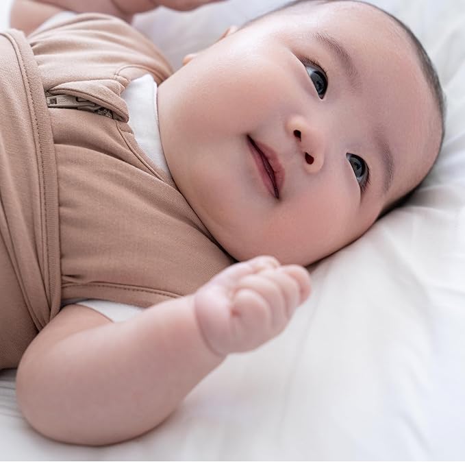 HALO SleepSack SuperSoft Swaddle, Cozy Bamboo Viscose, 3-Way Adjustable Swaddle, 2 Way Zipper, 2 TOG