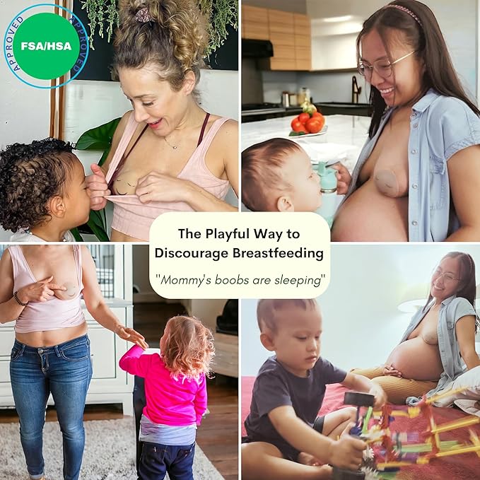 Weaning Breastfeeding 3.3" Nipple Covers for Toddlers– Breastfeeding Weaning Nipple Shields, Breast Nursing