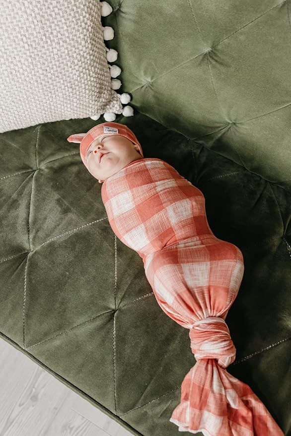 Copper Pearl Large Premium Knit Baby Swaddle Receiving Blanket Ralphie