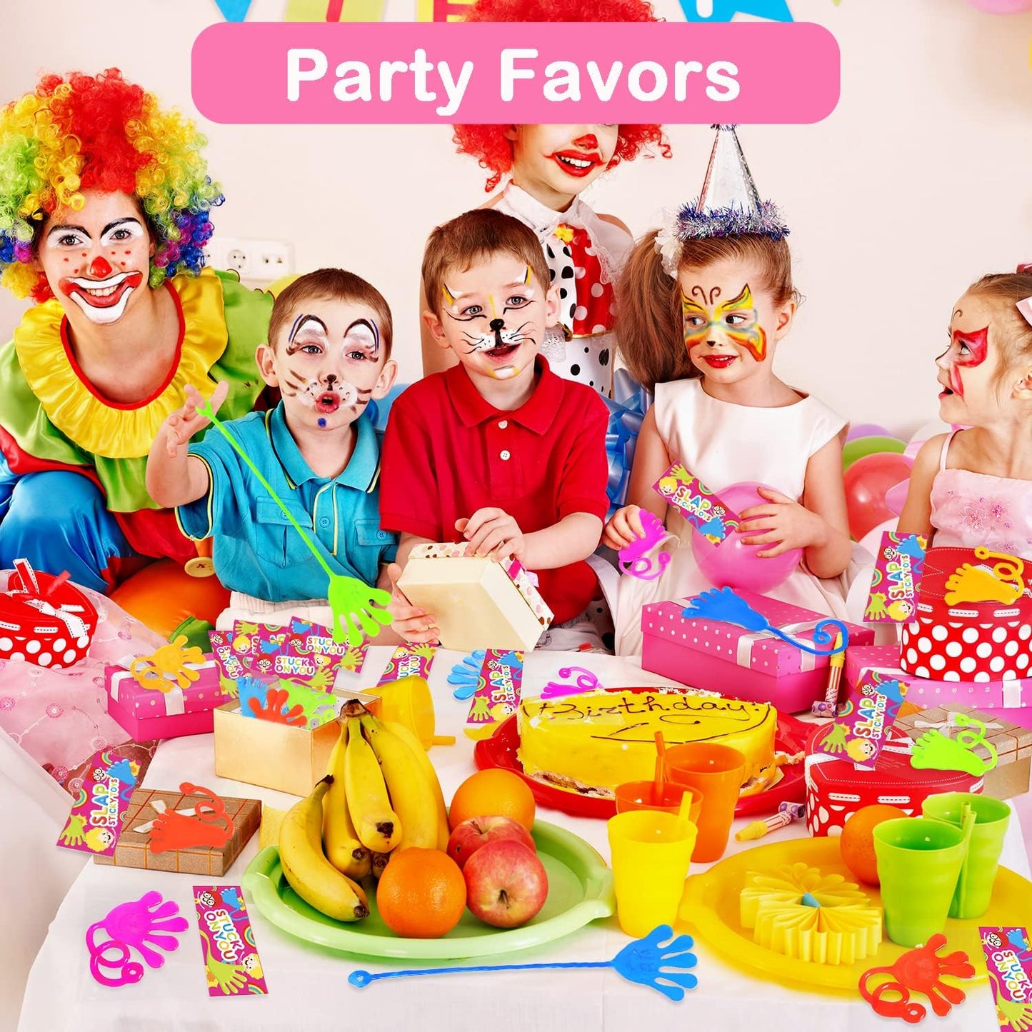 Large Sticky Hands & Feet Party Favors Supplies for Toddlers (20 PCS), Halloween Pinata Goodie Bag Stuffer Fillers for Kids, School Student Non Candy Treats Treasure Box Prizes Toy Gift for Boys Girls