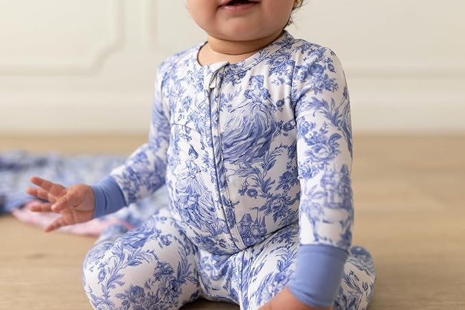Posh Peanut Convertible Baby Sleepers - Girls Footless Baby Pajamas with 2 Way Zipper for Easy Diaper Changes