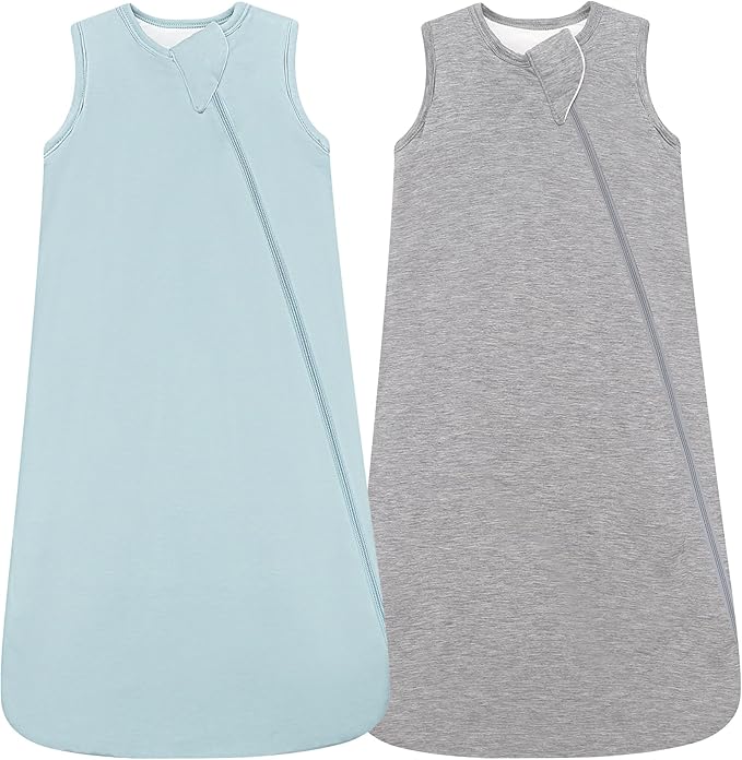 HAPIU Rayon Made from Bamboo Winter Baby Sleep Sack 2.5 TOG, 2-Way Zipper YKK, Warm Quilted Wearable Blanket