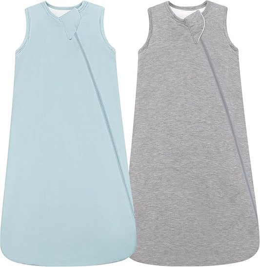 HAPIU Rayon Made from Bamboo Winter Baby Sleep Sack 2.5 TOG, 2-Way Zipper YKK, Warm Quilted Wearable Blanket