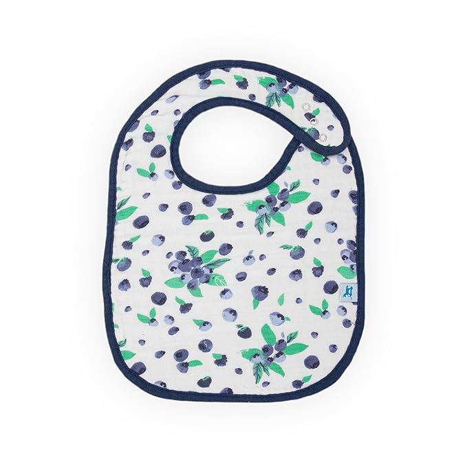 Little Unicorn Premium Classic Bib 3 pack | Adjustable as baby grows | Soft fabric on skin | Great for first time eaters (Berry Lemonade)