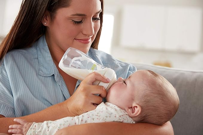 NUK Simply Natural Baby Bottle with SafeTemp