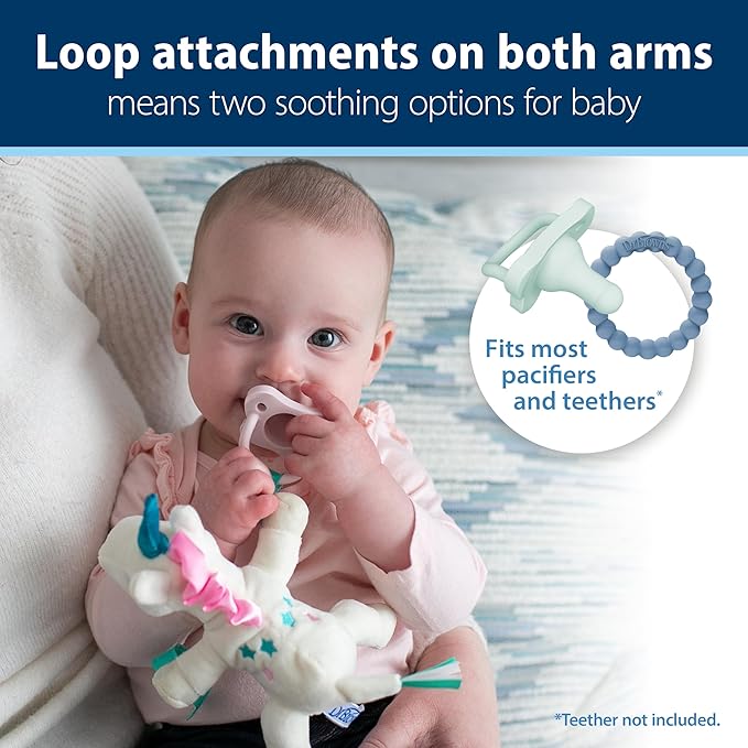 Dr. Brown’s Natural Flow Anti-Colic Options+Narrow 8oz/250mL Baby Bottle + Lovey Gift Set with Level 1 Slow Flow Nipples, Pink