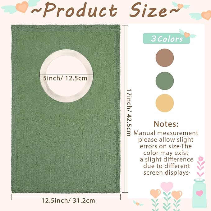 6 Pcs Pullover Baby Bibs Cotton Terry Toddler Absorbent Infant for Feeding and Drooling Towel Slip on Bib(Lively Color)