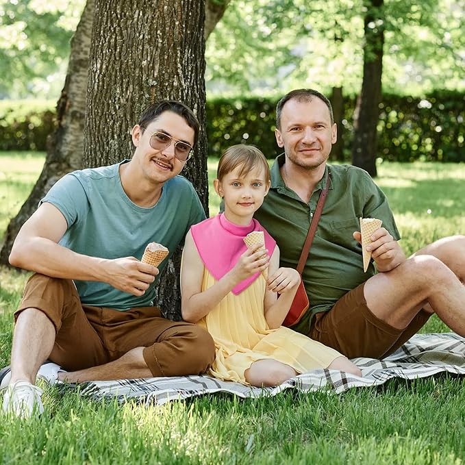 Adult Drool Bib for Special Needs, Large Elderly Bandana, Teen Bib for Women Men, Soft Absorbent Set for Kids