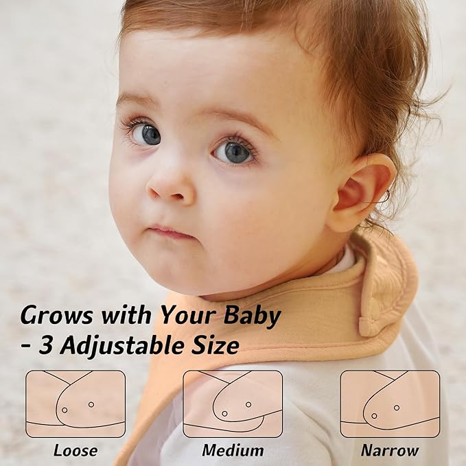 Muslin Baby Bibs Cotton Baby Drool Bandana Bibs for Baby Girls Boys Infant Newborn Toddler Drooling and Teething