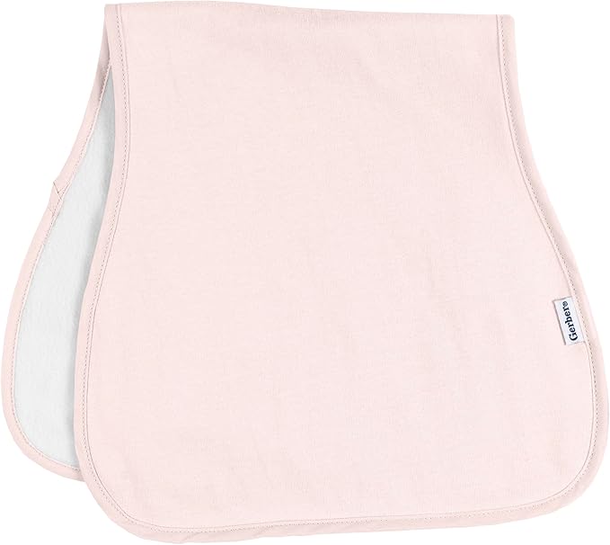 Gerber Baby Unisex Burp Cloth, Pink Blue, Size 10.5" x 21" (Pack of 60)
