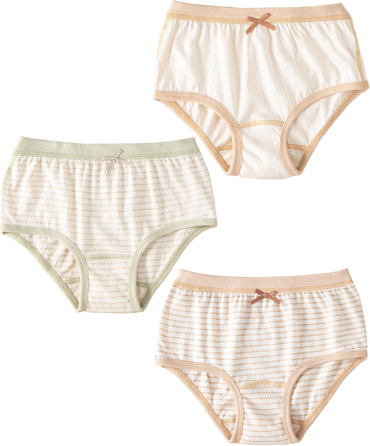 GZMM Girls Underwear Organic Cotton Panties Toddler Kids Briefs