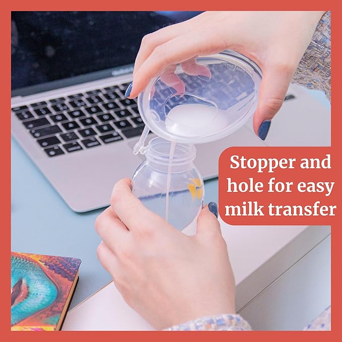 Idaho Jones Breast Milk Collector Shells | Soft Milk Catchers | Don't Waste Your Milk in Nursing Pads, Save it with Milk-A-Save | Recolector de Leche Materna