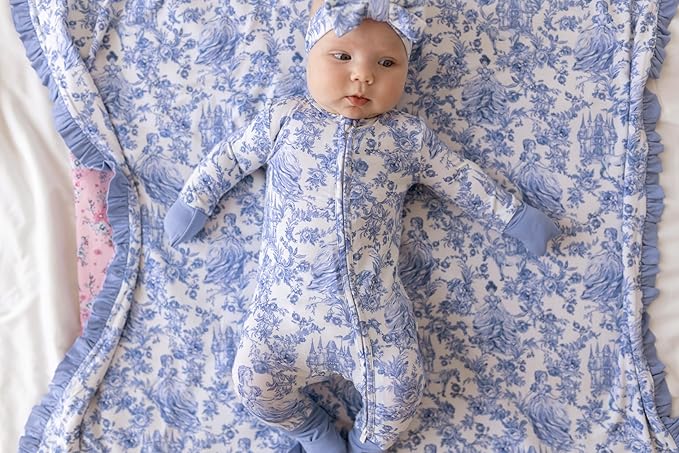 Posh Peanut Convertible Baby Sleepers - Girls Footless Baby Pajamas with 2 Way Zipper for Easy Diaper Changes