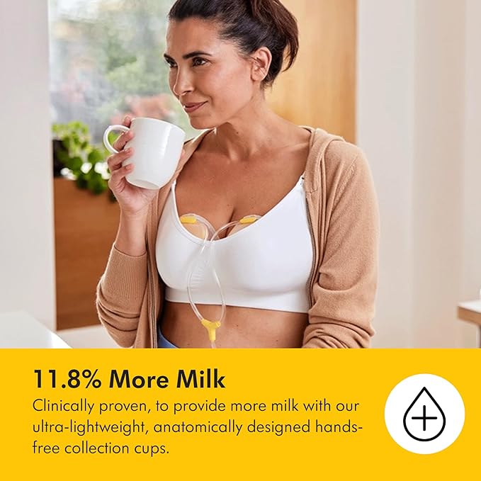Medela Freestyle Hands-Free Double Electric Breast Pump with Wearable Cups, App Connectivity, Portable Design