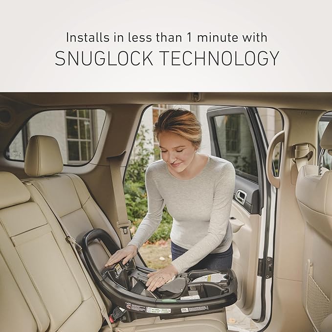 Graco Premier SnugRide SnugFit XT Infant Car Seat, Anti Rebound Bar for Extra Safety, SnugLock Easy Install, Privacy Drape, Storage Pocket, Baby Car Seat, Midtown