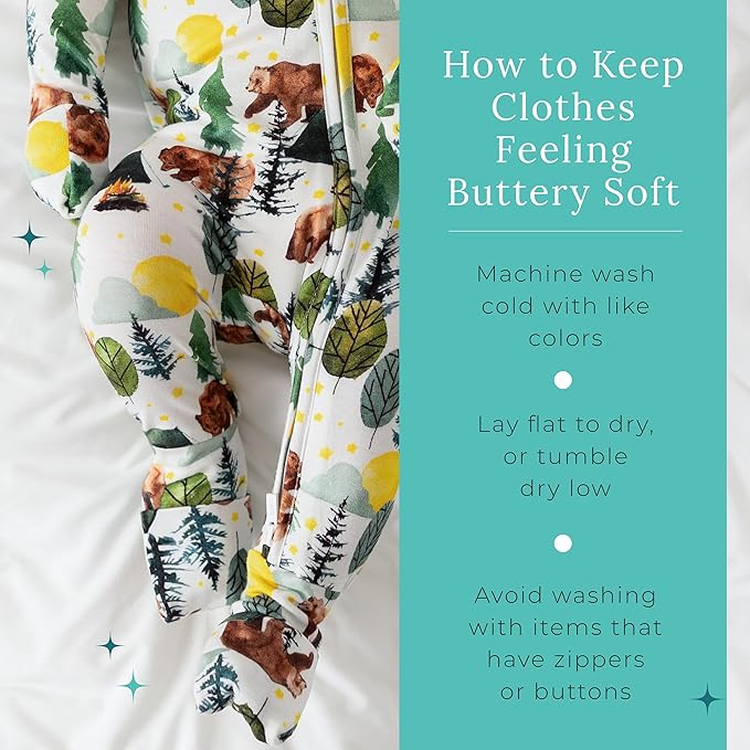 Posh Peanut Convertible Baby Sleepers - Girls Footless Baby Pajamas with 2 Way Zipper for Easy Diaper Changes