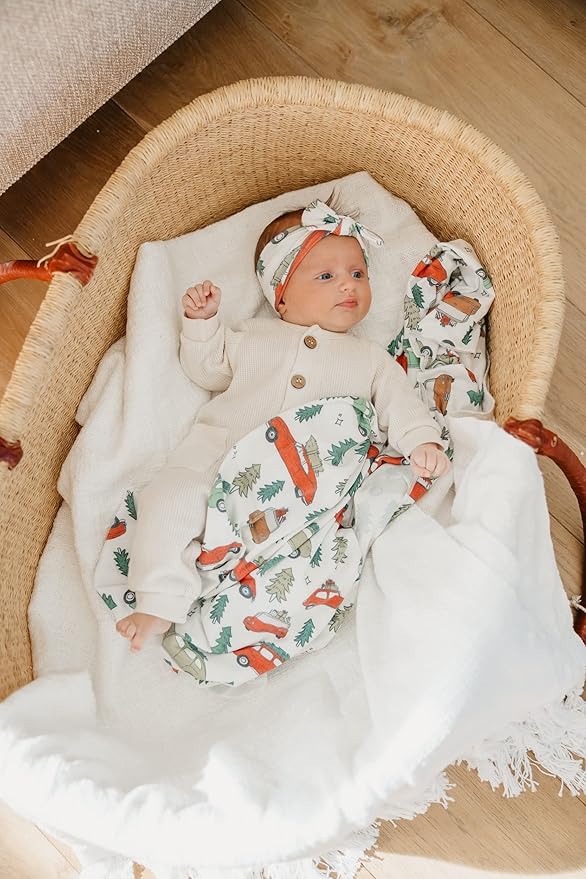 Copper Pearl Large Premium Knit Baby Swaddle Receiving Blanket Griswold