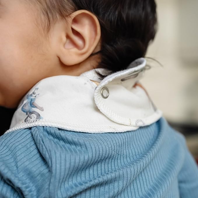 Baby Bandana Drool Bibs for Drooling and Teething 4 Pack Gift Set "Ryder" by Copper Pearl